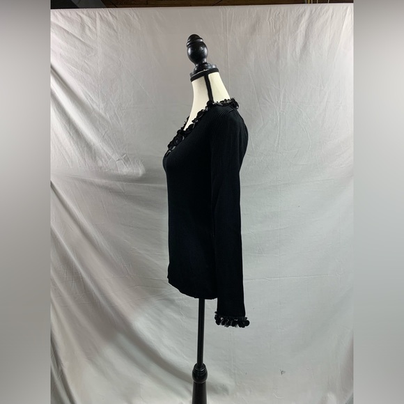 Dana Bachman Black Knit Top - Picture 3 of 7